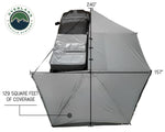 OVS Nomadic Awning 270 Passenger Side - Dark Gray Cover With Black Cover Universal - Vamoose Gear