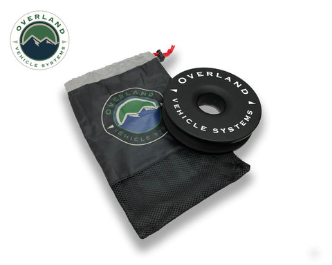 Recovery Ring 6.25" 45,000 lb. Black With Storage Bag Universal - Vamoose Gear