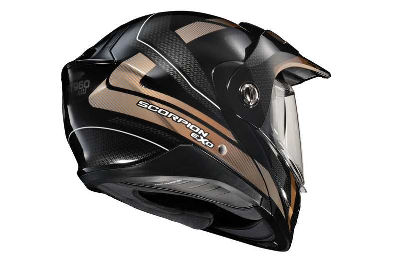Scorpion Black/Gold EXO-AT960 Modular Hicks Helmet