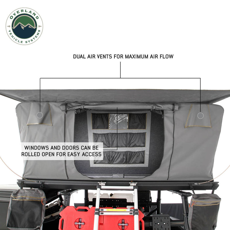 Load image into Gallery viewer, Sidewinder Aluminum Side Opening Roof Top Tent - Vamoose Gear
