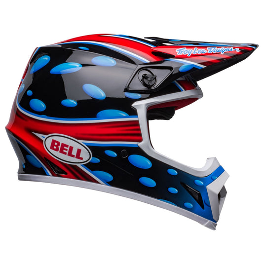 Bell MX-9 Troy Lee Designs: Mcgrath Show Time