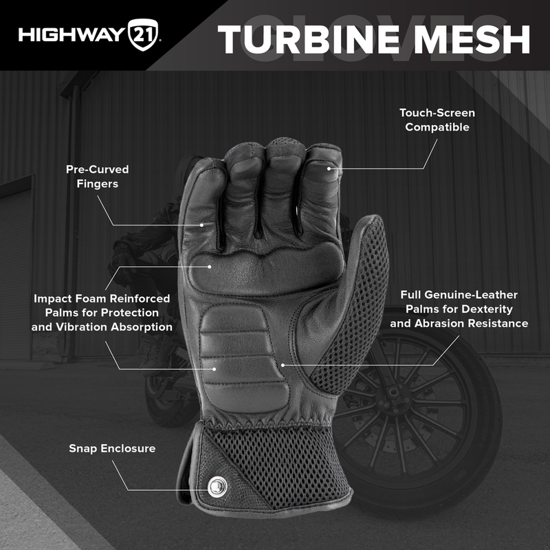 Load image into Gallery viewer, Highway 21: Turbine Mesh Gloves
