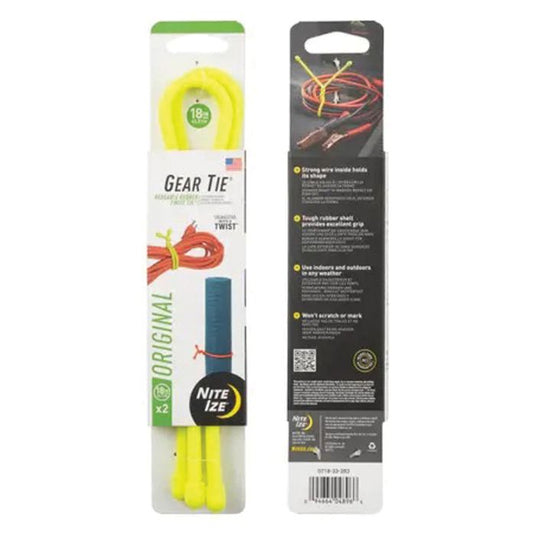 NITE IZE GEAR TIE 18 IN - Vamoose Gear Camping Yellow