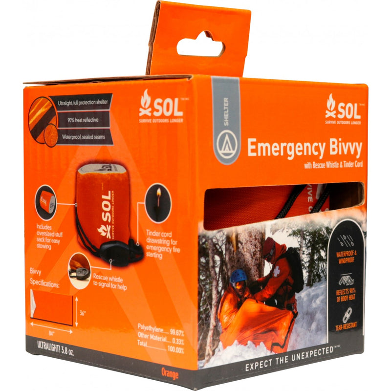 Load image into Gallery viewer, SOL EMERGENCY BIVVY ORANGE - Vamoose Gear Camping
