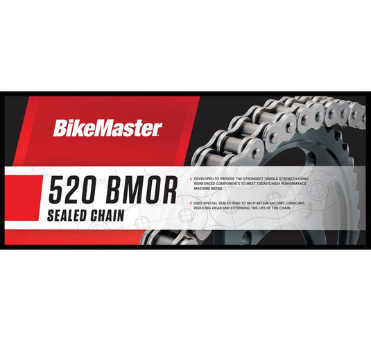 BikeMaster 520 BMOR Series Chain; 520 x 120; Natural - Vamoose Gear Parts