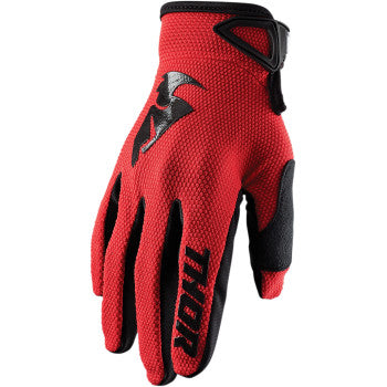 Thor Sector Off-road Gloves - Vamoose Gear Apparel Red/Black / XS