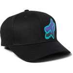 Fox Youth TOXSYK FlexFit Hat - Vamoose Gear Apparel Black