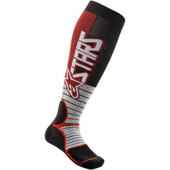 Alpinestars MX Pro Socks - Burgandy/Black - Medium - Vamoose Gear RidingGear