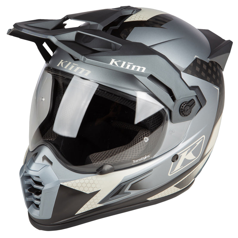 Load image into Gallery viewer, Klim Krios Pro Helmet - Charger Grey - Vamoose Gear Helmet
