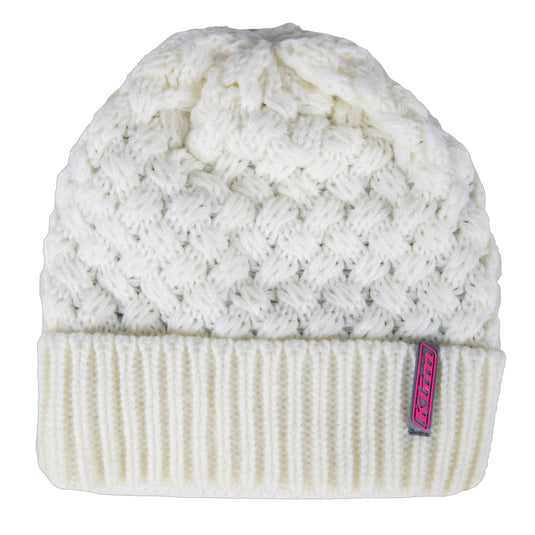 Klim POW Beanie - Vamoose Gear Apparel White / Knockout Pink