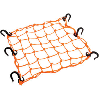 Load image into Gallery viewer, Adjustable Cargo Net 15&quot;x15&quot; - Vamoose Gear Accessory Orange
