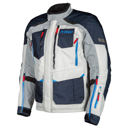 Klim Carlsbad Jacket Navy Blue-Cool Grey - Vamoose Gear Apparel