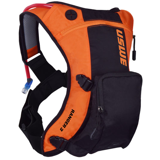 USWE RANGER 3 HYDRATION SYSTEM ORANGE/BLACK - Vamoose Gear Hydration