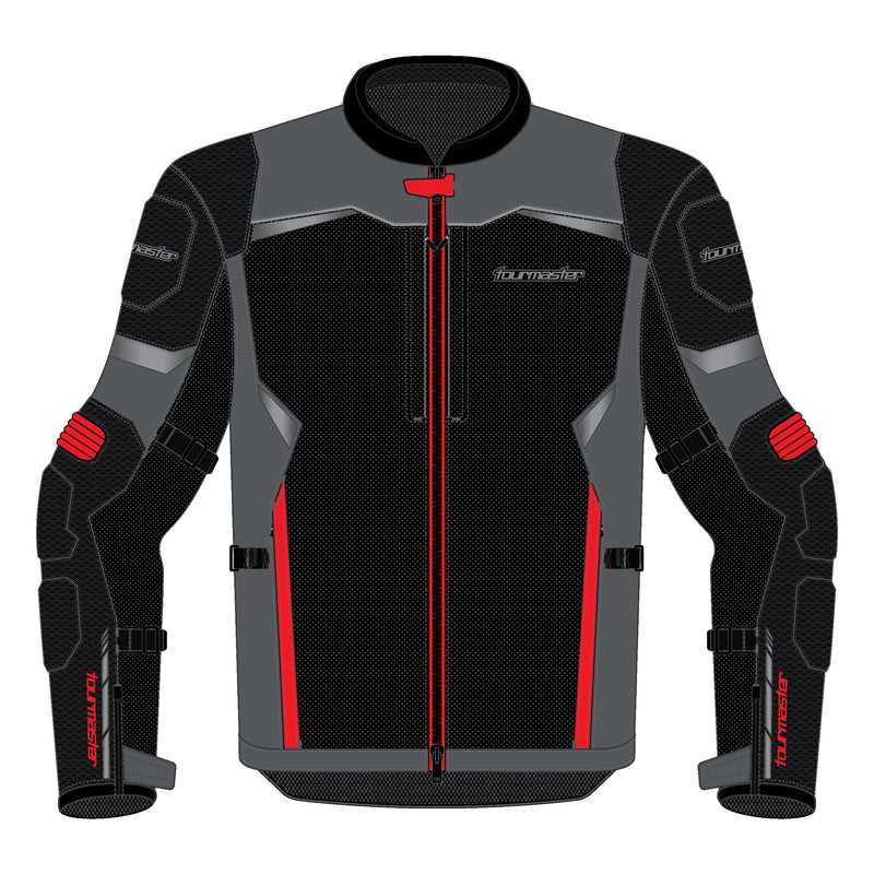 Load image into Gallery viewer, Tourmaster Intake Air V6 Jacket Red/Grey - Vamoose Gear Apparel Medium / Red / Gray
