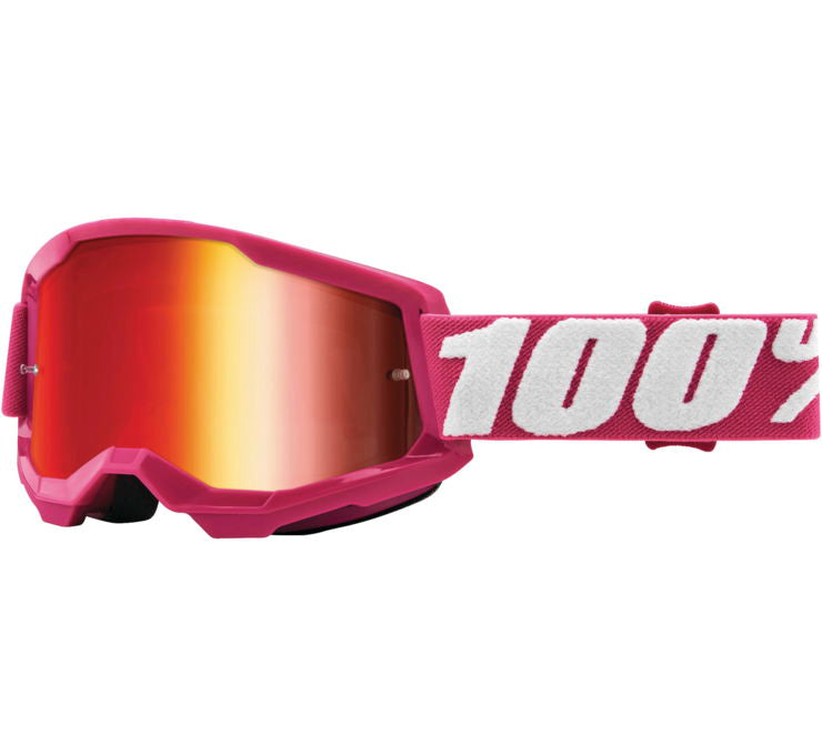 Load image into Gallery viewer, 100% Strata 2 Goggles - Vamoose Gear Eyewear Fletcher/Mirror Red Lens
