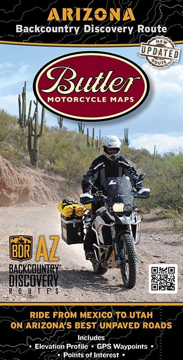 Load image into Gallery viewer, Butler Motorcycle Maps - Vamoose Gear Maps Arizona BDR
