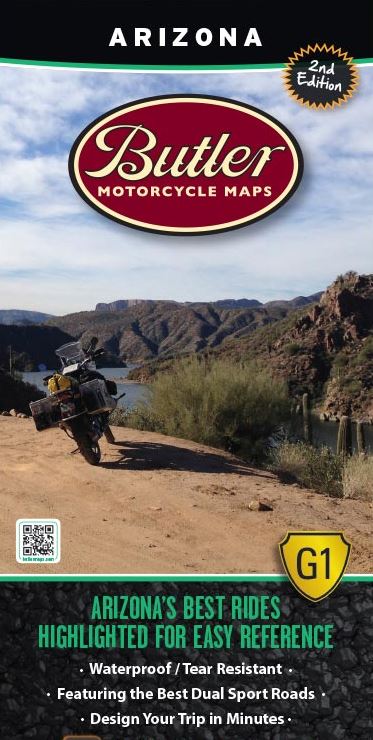 Butler Motorcycle Maps - Vamoose Gear Maps Arizona G1