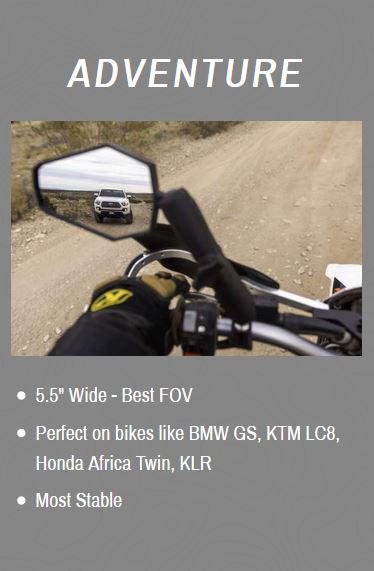 Load image into Gallery viewer, Doubletake Adventure Mirror - Vamoose Gear Motorcycle Accessory
