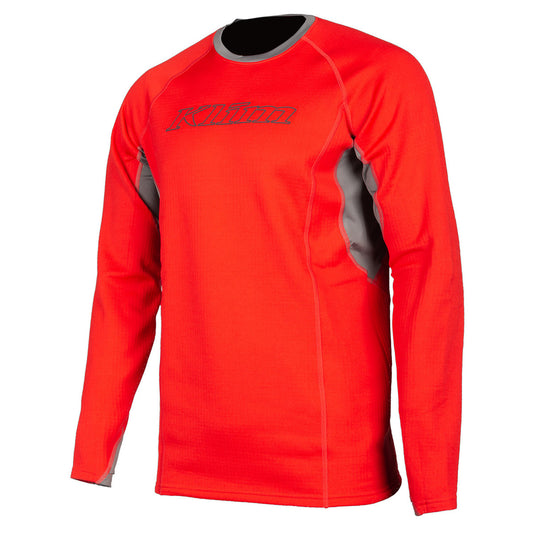 Klim Aggressor Shirt 3.0 - Base Layer - Chili Pepper / Castlerock Gray - Vamoose Gear Apparel