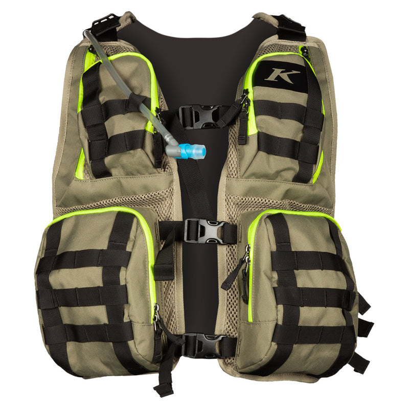 Load image into Gallery viewer, Klim Arsenal Vest - Vamoose Gear Hydration Sage/HiVis
