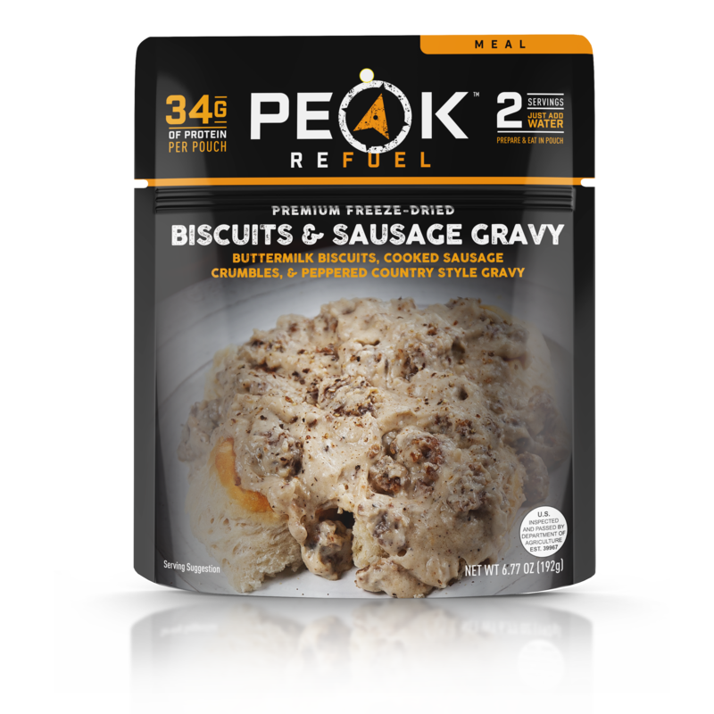 Load image into Gallery viewer, PeakRefuel - Biscuits and Sausage Gravy - Vamoose Gear Food
