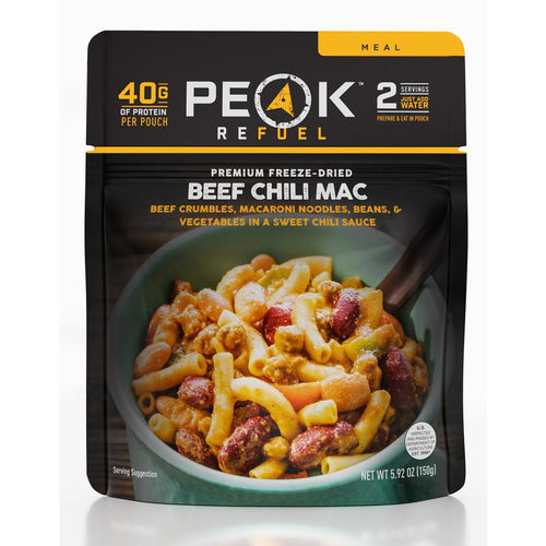 PeakRefuel - Beef Chilli Mac - Vamoose Gear Food