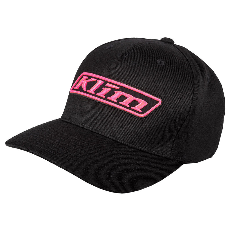 Load image into Gallery viewer, Klim Corp Hat - snap back style - Vamoose Gear Apparel Black/Pink
