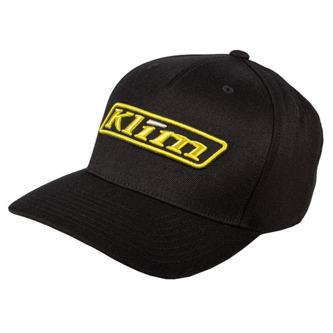 Klim Corp Hat - snap back style - Vamoose Gear Apparel Black/Yellow