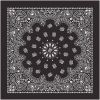 Bandanas - Vamoose Gear Apparel Black w/ White Paisley