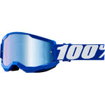 100% Strata 2 Goggles - Vamoose Gear Eyewear Blue/Mirror Blue Lens