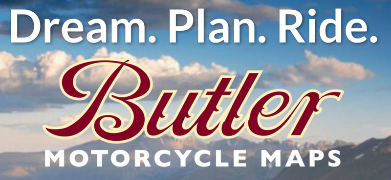 Load image into Gallery viewer, Butler Motorcycle Maps - Vamoose Gear Maps
