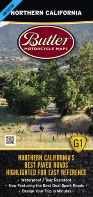 Butler Motorcycle Maps - Vamoose Gear Maps No. California G1