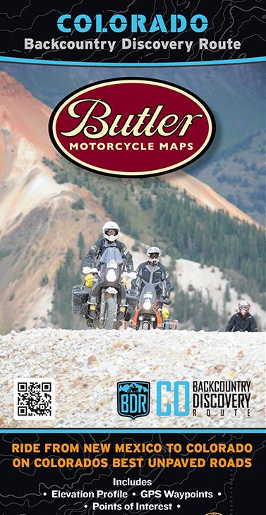 Load image into Gallery viewer, Butler Motorcycle Maps - Vamoose Gear Maps Colorado BDR
