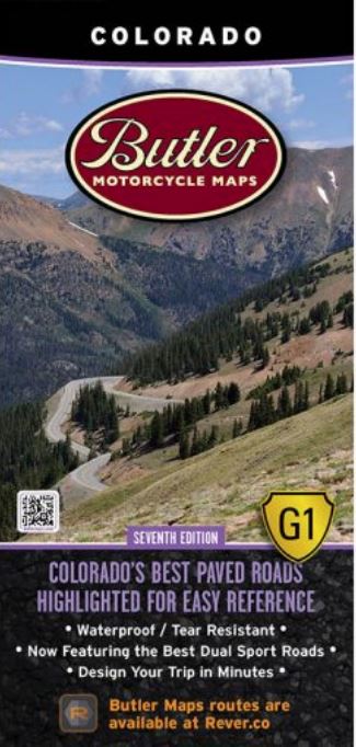 Load image into Gallery viewer, Butler Motorcycle Maps - Vamoose Gear Maps Colorado G1
