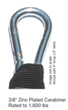 1" Ratchet Tie Down w/ Carabiner - Vamoose Gear Accessory