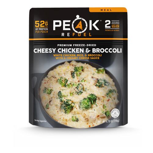 PeakRefuel - Cheesy Chicken & Broccoli - Vamoose Gear Food