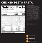 PeakRefuel - Chicken Pesto Pasta - Vamoose Gear Food