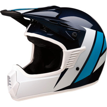 Z1R Child Rise Helmet - Evac - Gloss Blue/White - S/M - Vamoose Gear Helmet