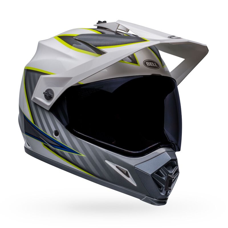 Load image into Gallery viewer, Bell Helmets - MX-9 Adventure MIPS - Dalton White/Hi-Viz Yellow - Vamoose Gear Helmet
