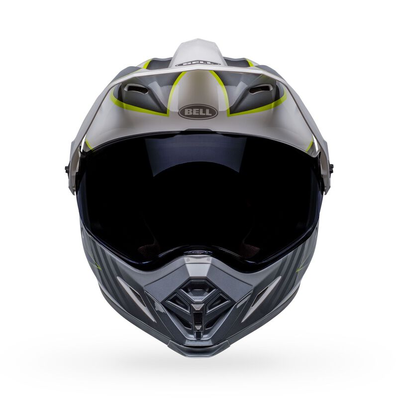 Load image into Gallery viewer, Bell Helmets - MX-9 Adventure MIPS - Dalton White/Hi-Viz Yellow - Vamoose Gear Helmet
