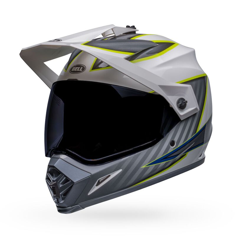 Load image into Gallery viewer, Bell Helmets - MX-9 Adventure MIPS - Dalton White/Hi-Viz Yellow - Vamoose Gear Helmet
