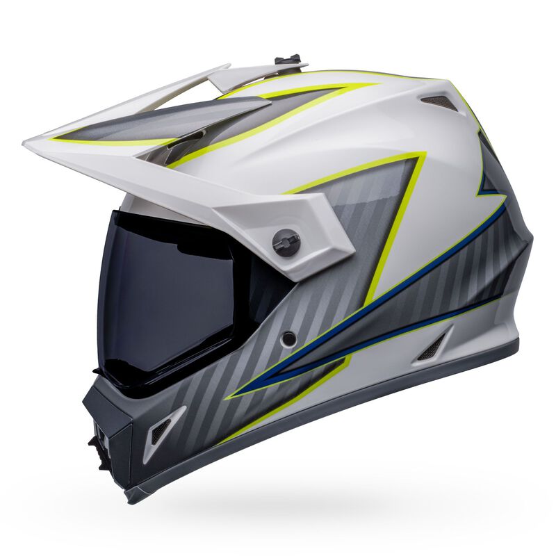 Load image into Gallery viewer, Bell Helmets - MX-9 Adventure MIPS - Dalton White/Hi-Viz Yellow - Vamoose Gear Helmet
