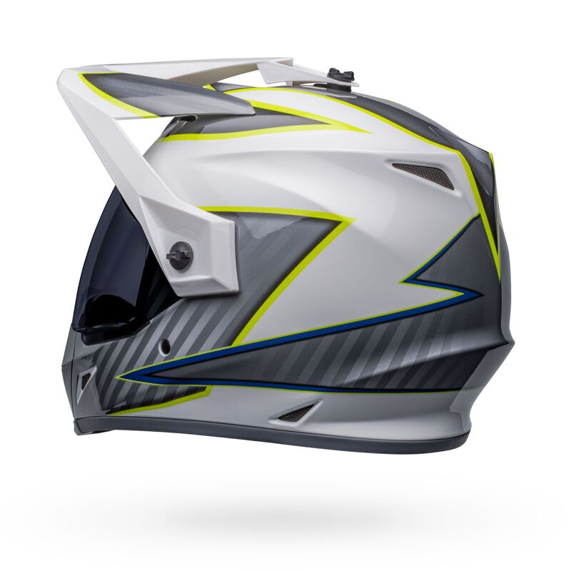 Load image into Gallery viewer, Bell Helmets - MX-9 Adventure MIPS - Dalton White/Hi-Viz Yellow - Vamoose Gear Helmet
