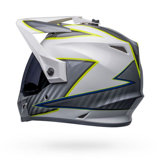 Bell Helmets - MX-9 Adventure MIPS - Dalton White/Hi-Viz Yellow - Vamoose Gear Helmet