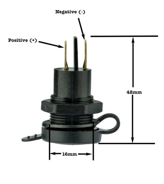 Merit Power Socket - Vamoose Gear Motorcycle Accessory