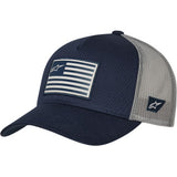 Alpinestars Hats - Various Styles - Snap Back - Vamoose Gear Apparel Flag Navy Gray