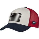 Alpinestars Hats - Various Styles - Snap Back - Vamoose Gear Apparel Flag Red/White/Navy