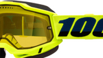 100% Accuri 2 Snow Goggles - Vamoose Gear Fluorescent Yellow/Yellow Lens