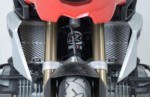 R&G Stainless Steel Radiator Guard - Vamoose Gear Motorcycle Accessory