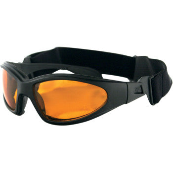 Bobster GXR Sunglass/Goggle Matte Black/Amber Lens - Vamoose Gear Eyewear